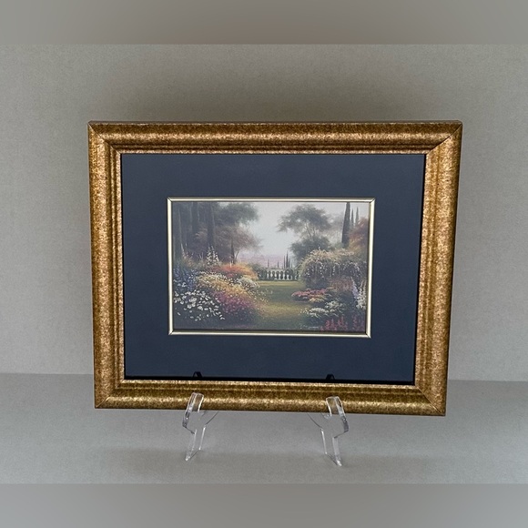 Other - Thomas Kinkade “Garden of Grace” Framed in a Gold-Colored Frame